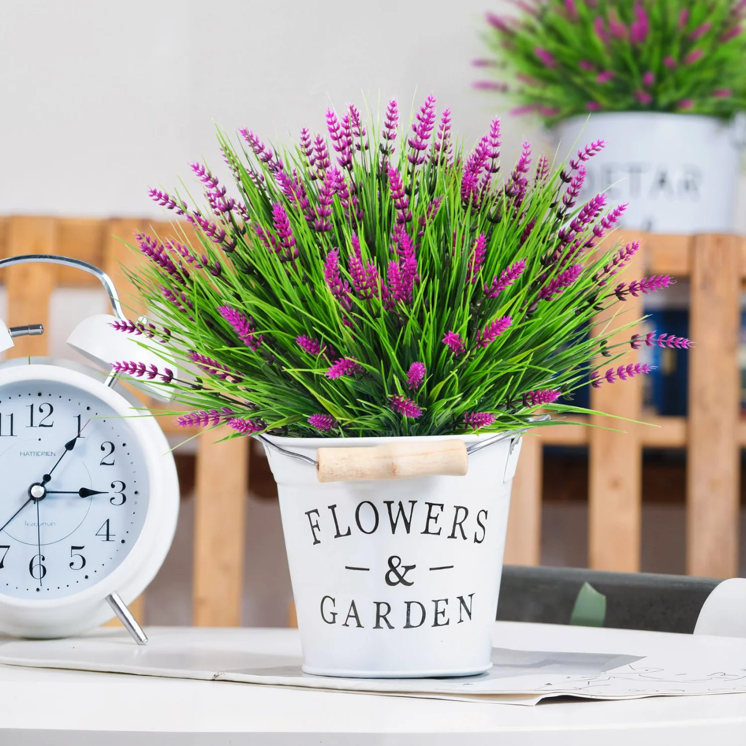 Bassion Fake lavender, 24 bundles in Fuchsia