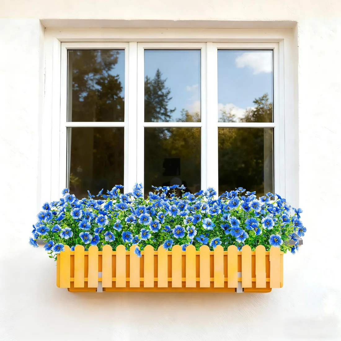 Bassion Outdoor flower bundles, 24 pack in Blue, view 4