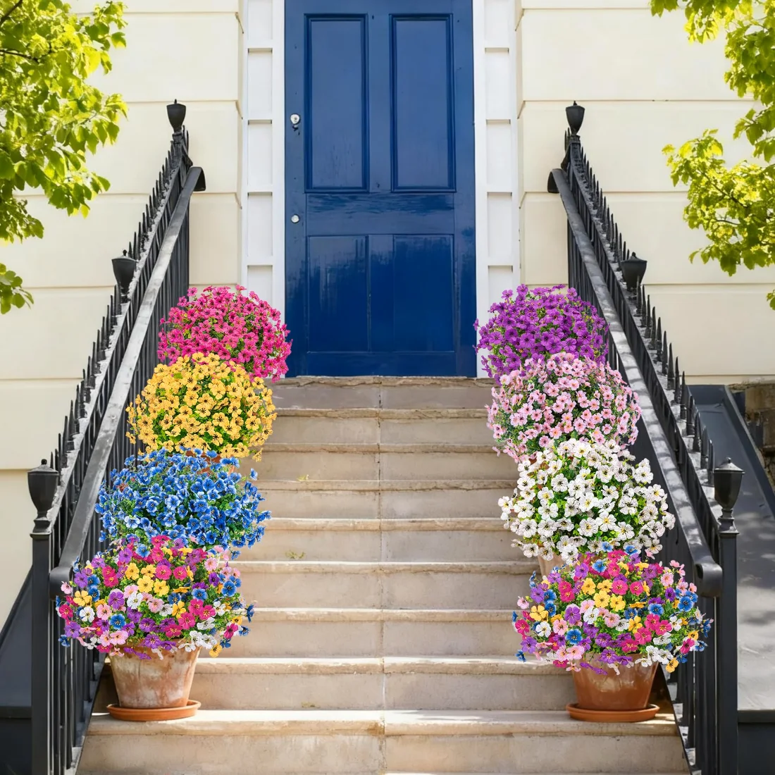 Bassion Outdoor flower bundles, 24 pack in Multicolor, view 2