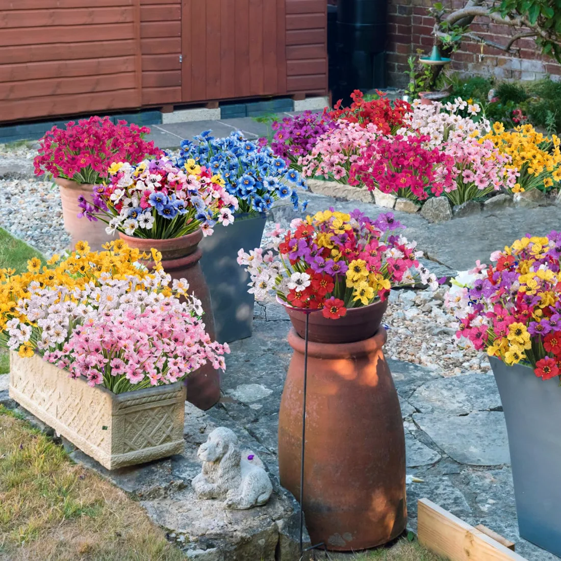 Bassion Five-stem outdoor bundles, 24 pack in Multicolor, view 4