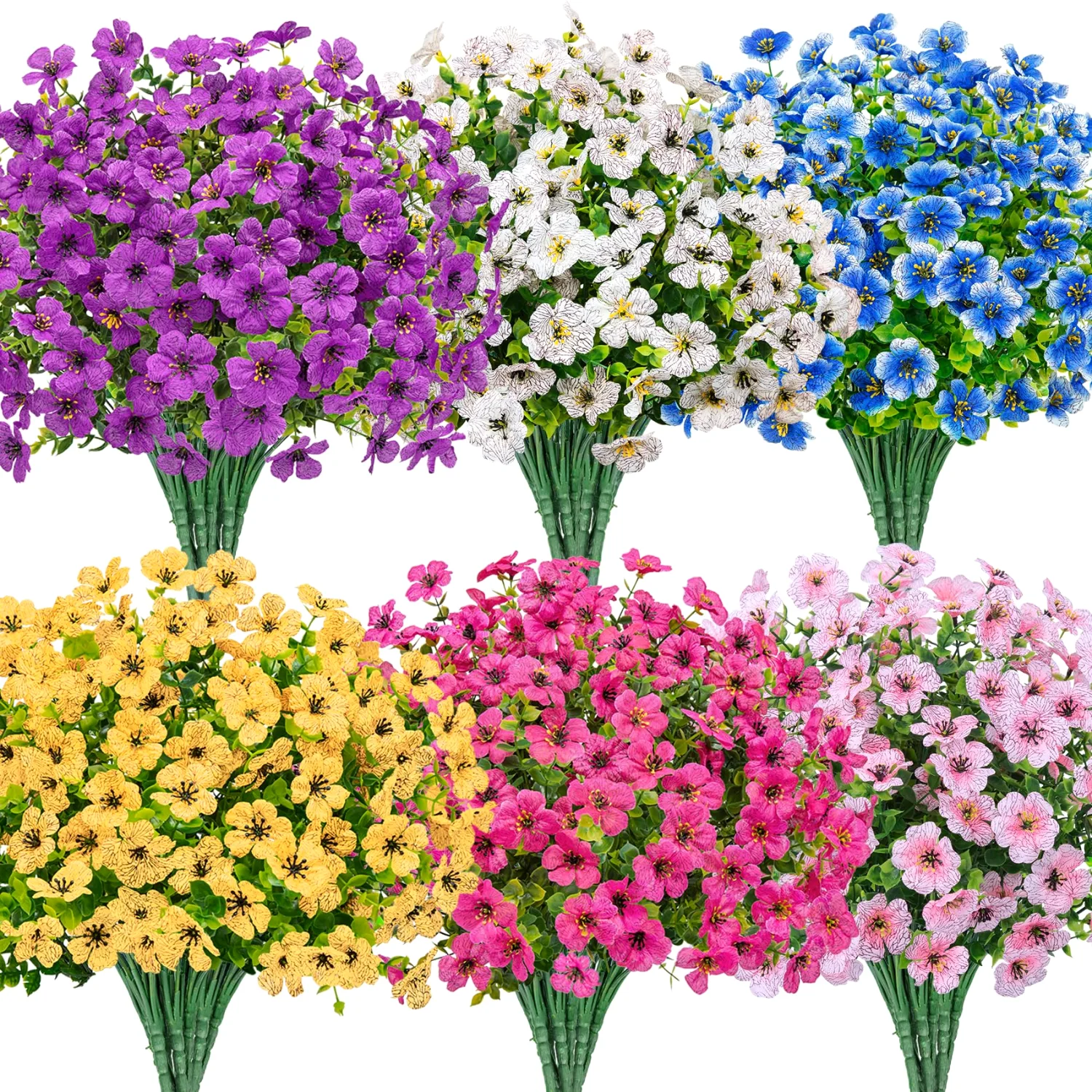 Bassion Outdoor flower bundles, 24 pack in Multicolor