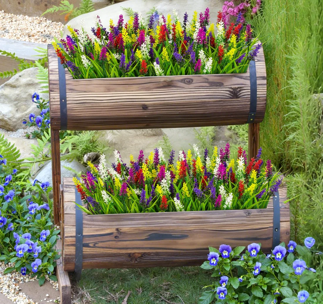 Bassion Window box lavender, 24 bundles in White, view 3