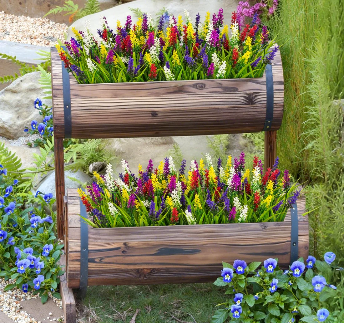 Bassion Window box lavender, 24 bundles in Yellow, view 3