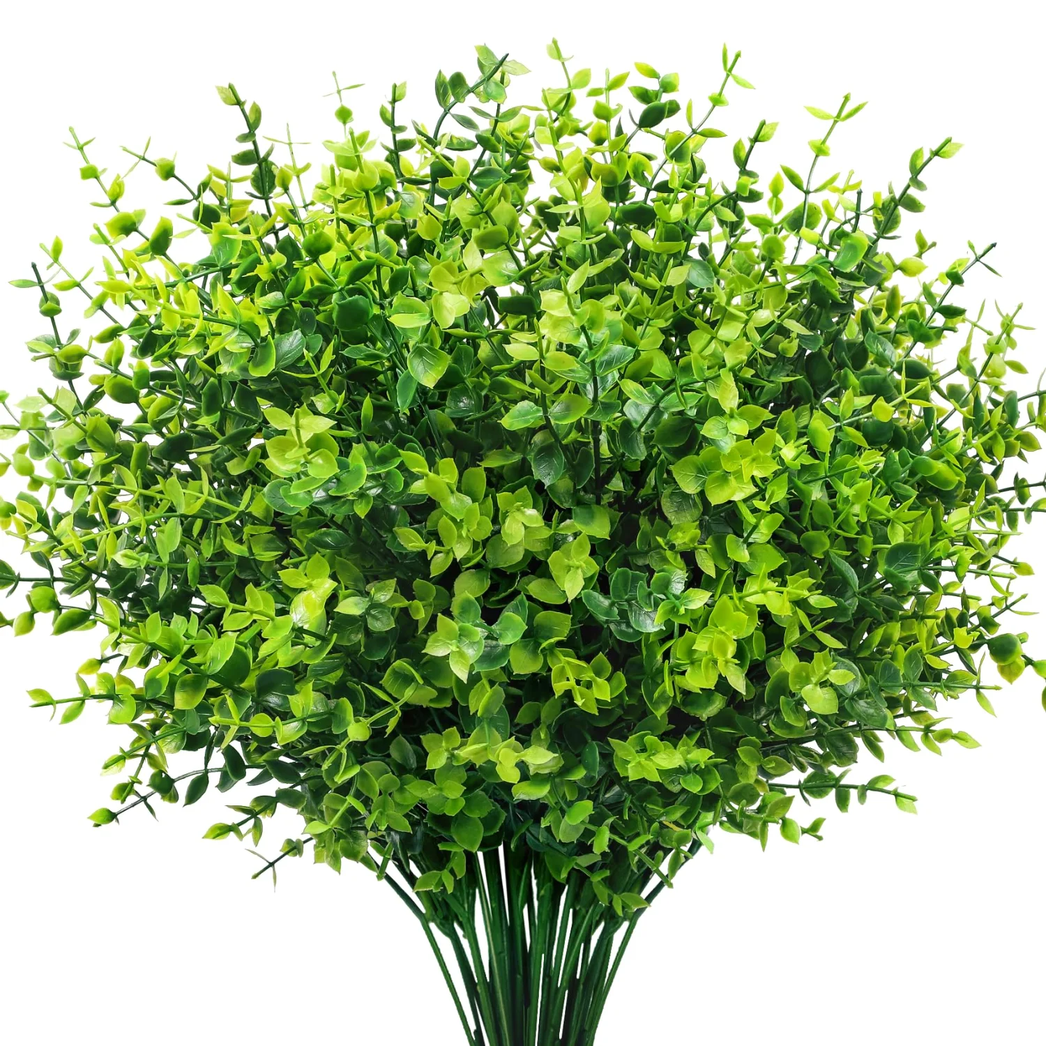 Bassion Eucalyptus greenery stems in Green, 12 bundles