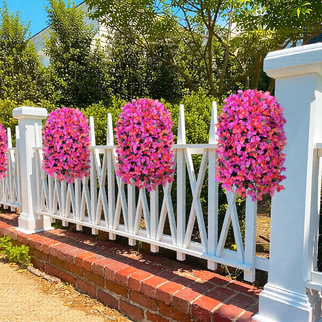 Bassion Hanging bougainvillea, 2 pack in Purple Hot Pink, view 4