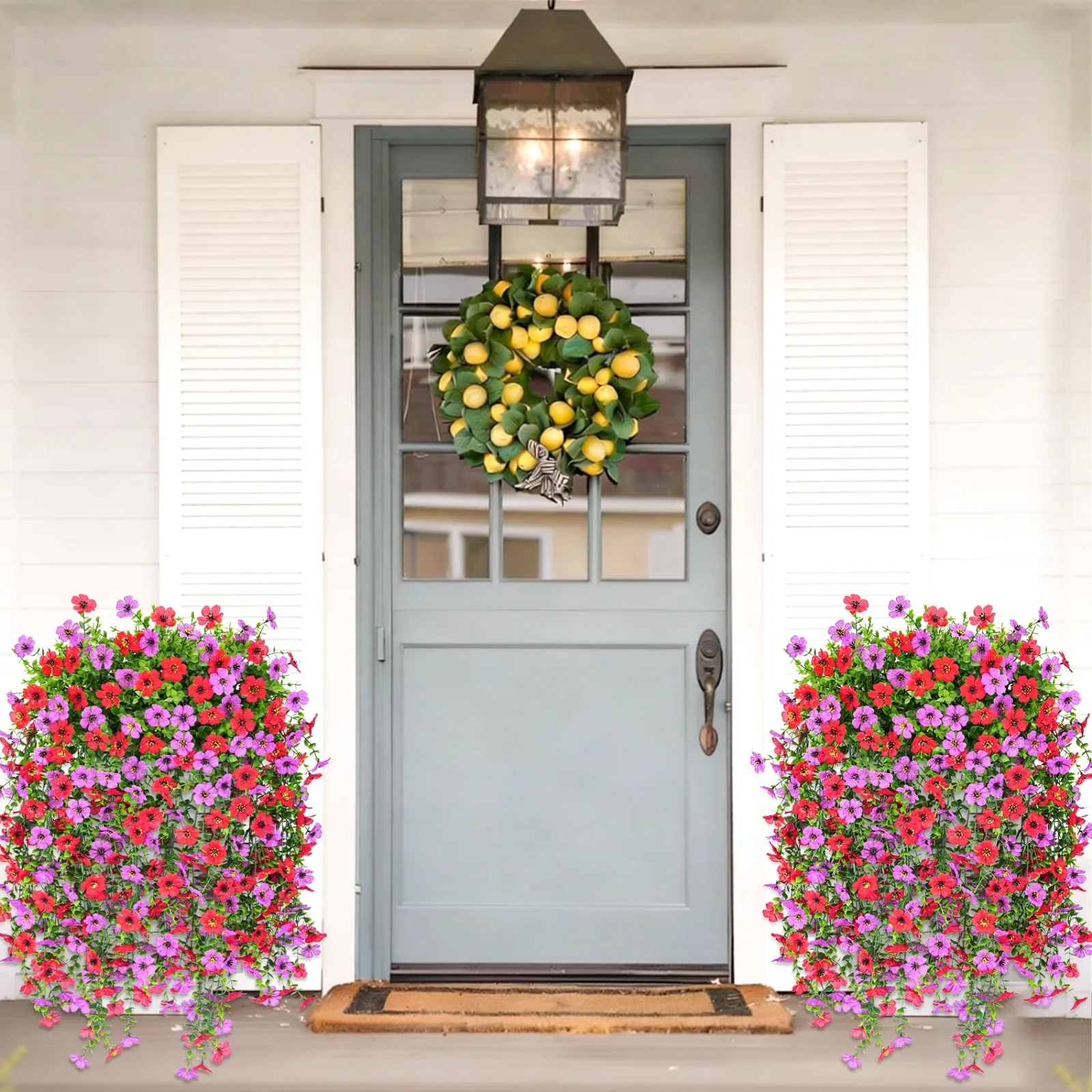 Bassion window box flowers