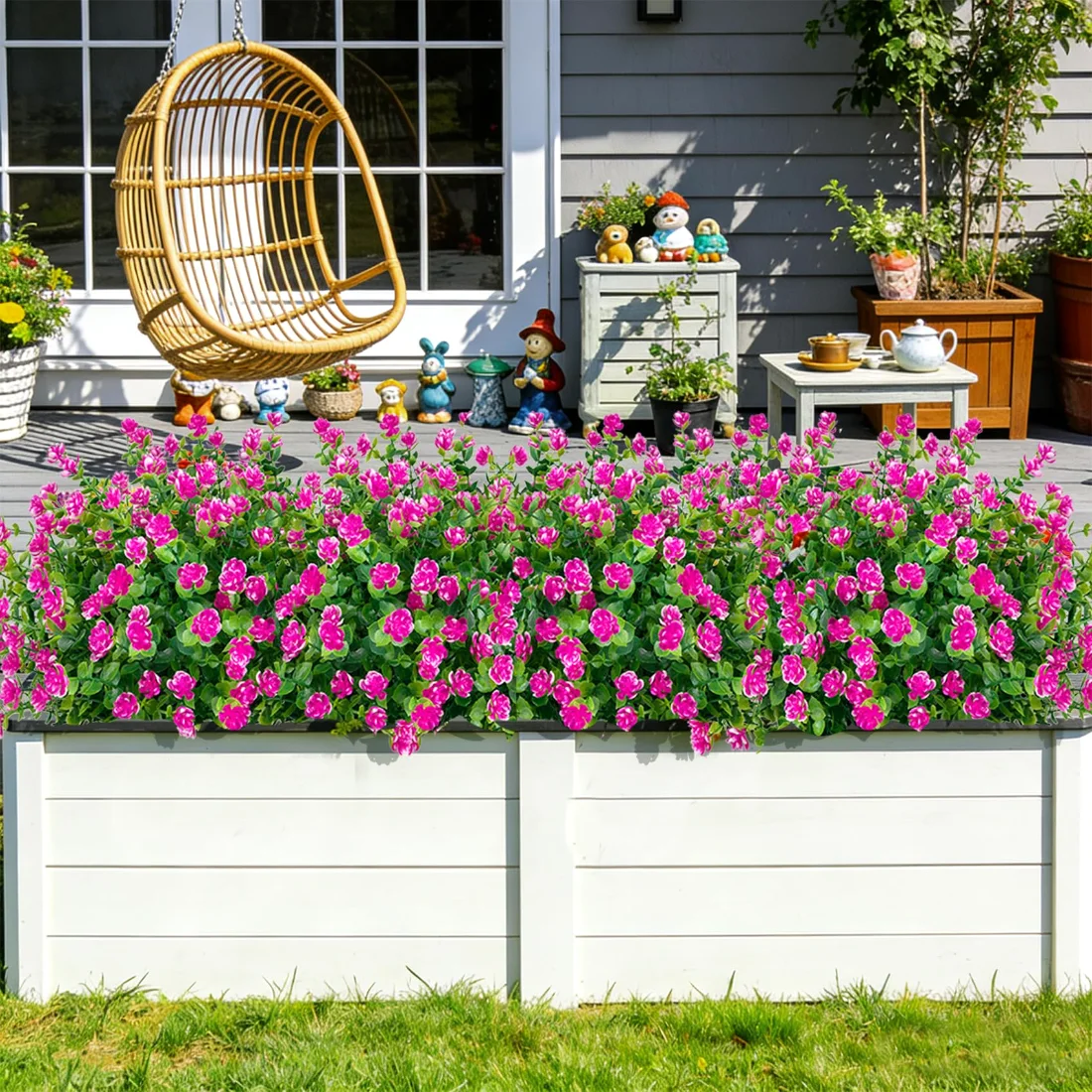 Bassion Boxwood blossom bundles, 20 pack in Fuchsia, view 2
