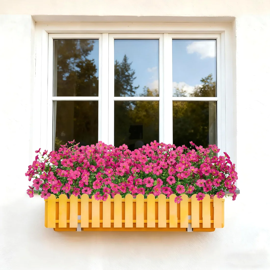 Bassion Outdoor flower bundles, 24 pack in Fuchsia, view 4