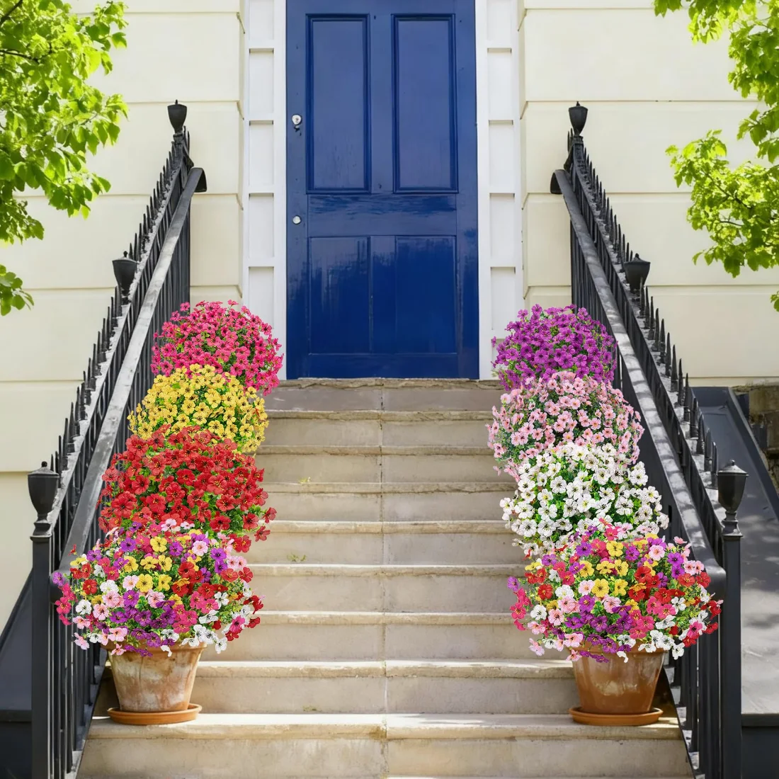 Bassion Outdoor flower bundles, 24 pack in Mixed, view 2