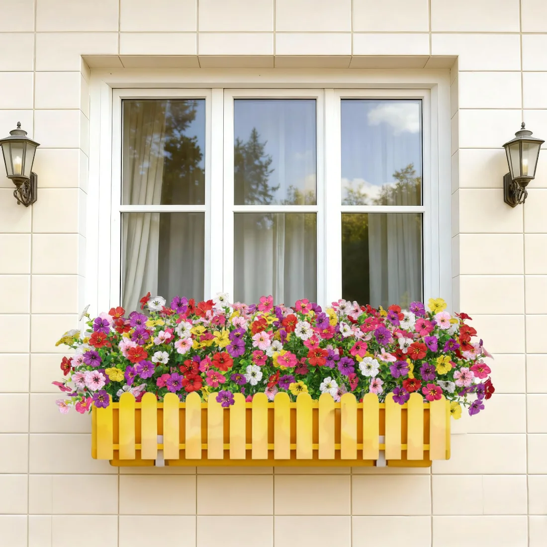 Bassion Outdoor flower bundles, 24 pack in Mixed, view 4