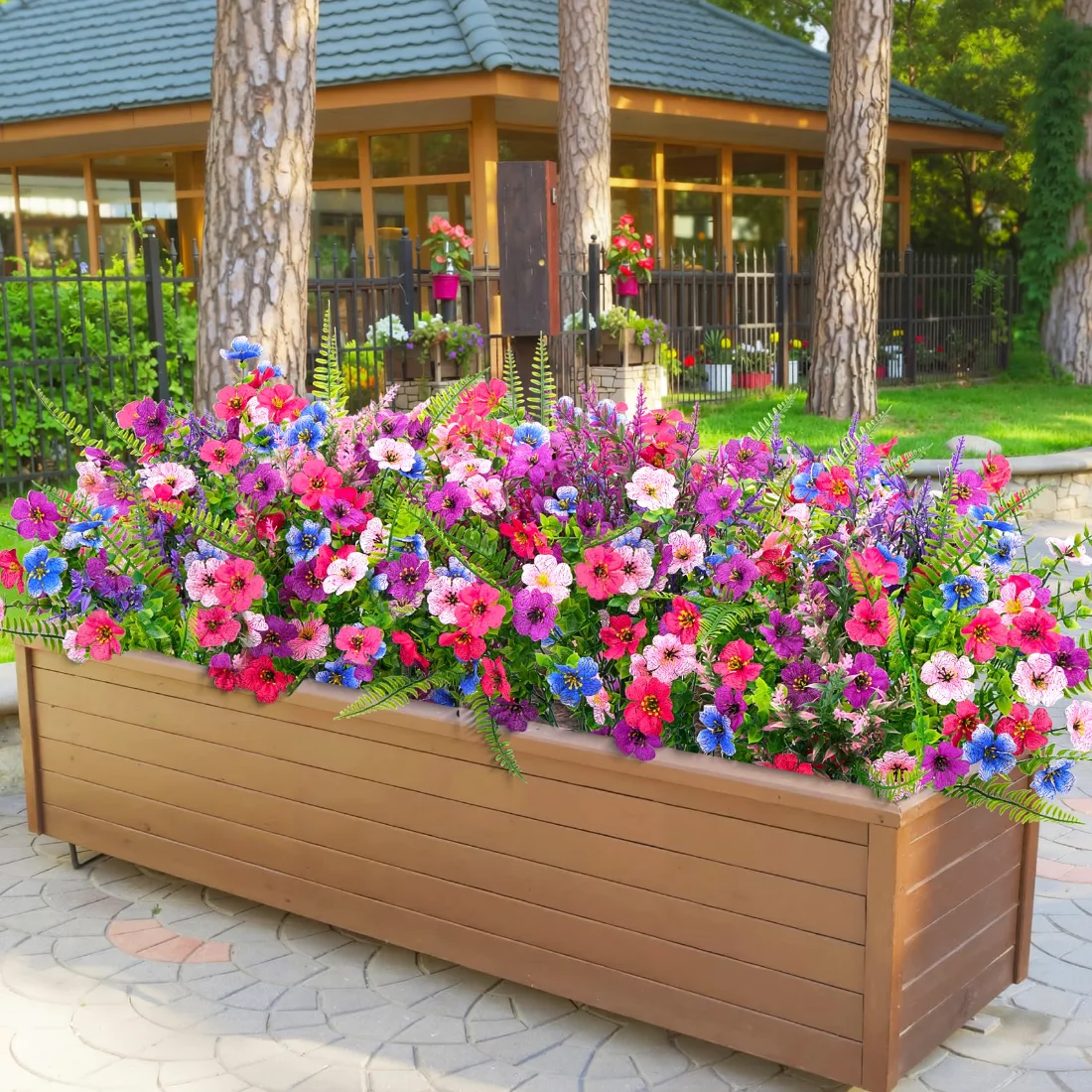 Bassion Garden mix with lavender and ferns, 20 bundles in Multicolor, view 2
