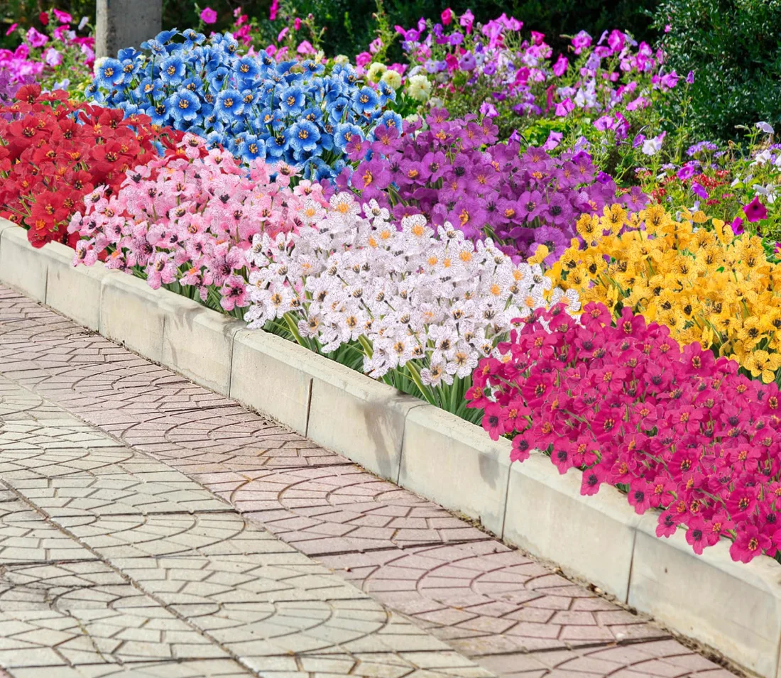 Bassion Five-stem outdoor bundles, 24 pack in Multicolor, view 5