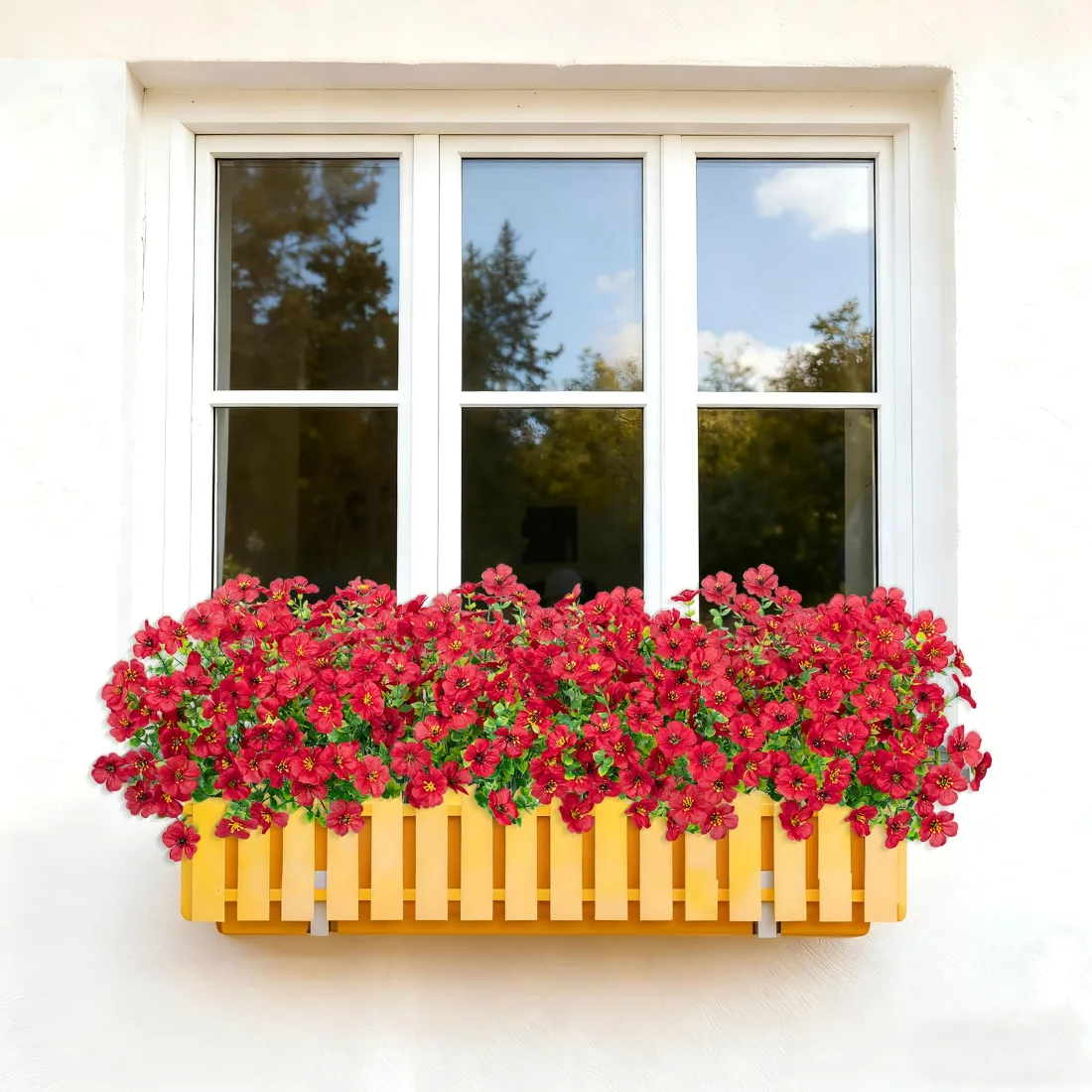 Bassion Outdoor flower bundles, 24 pack in Red, view 5