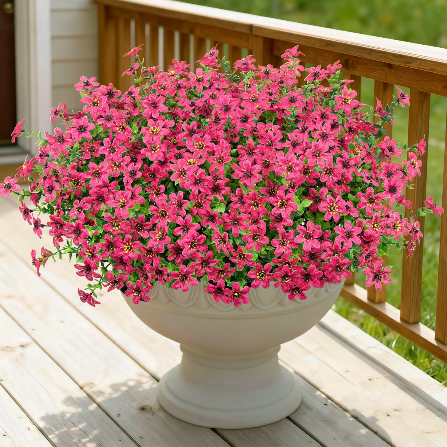 Bassion Eucalyptus flower bundles, 20 pack in Rose Red